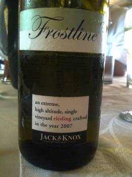 Jack & Knox Frostline Riesling 2007