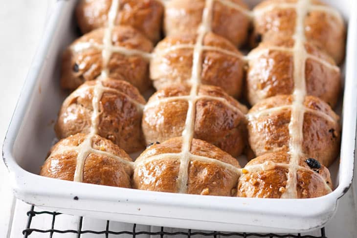 Hot cross buns recipe