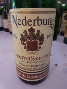 Nederburg Cabernet Sauvignon 1971
