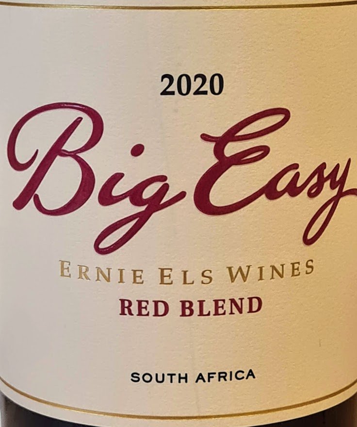 Ernie Els Big Easy Red Blend 2020 winemag